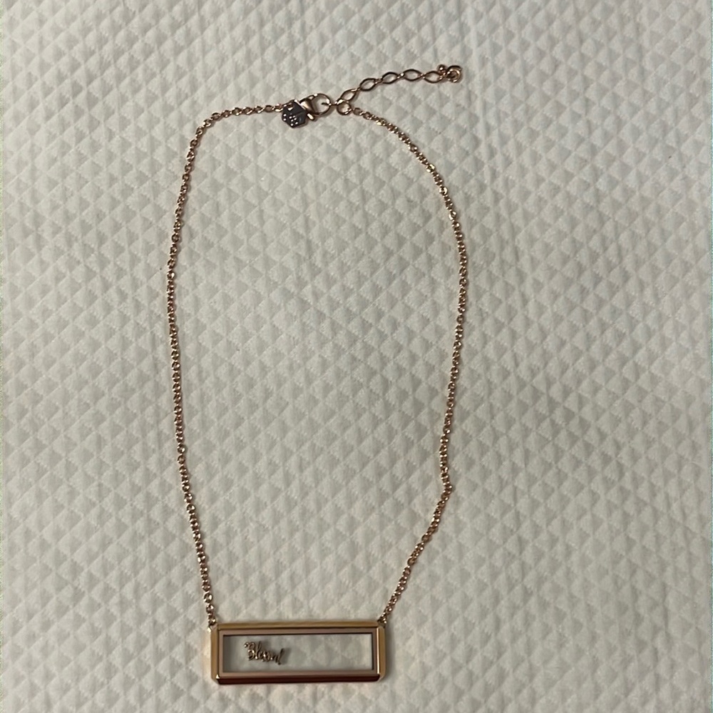 Origami Owl Blessed Bar Living Locket Rose Gold New